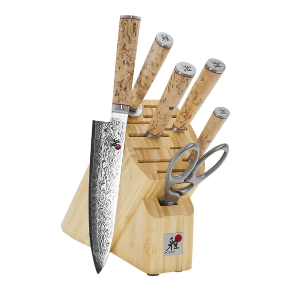 New kitchen knives 7 Piece Knife block set
