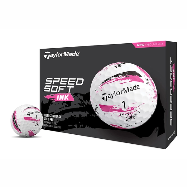 TaylorMade Pink Ink Golf Balls