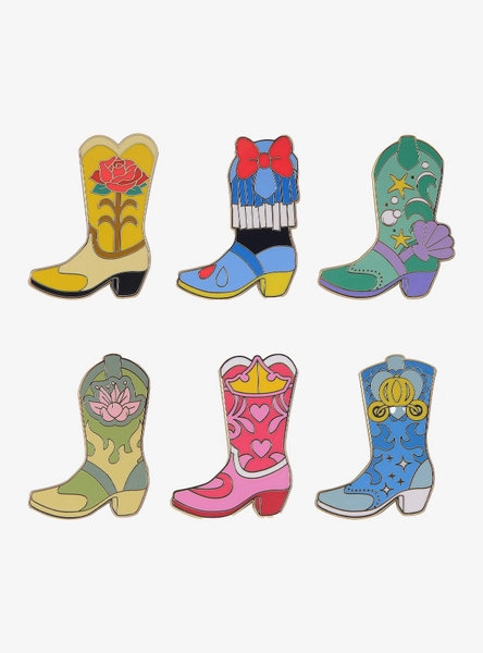 Her Universe Disney Princess Cowboy Boot Blind Box Enamel Pin — BoxLunch Exclusive