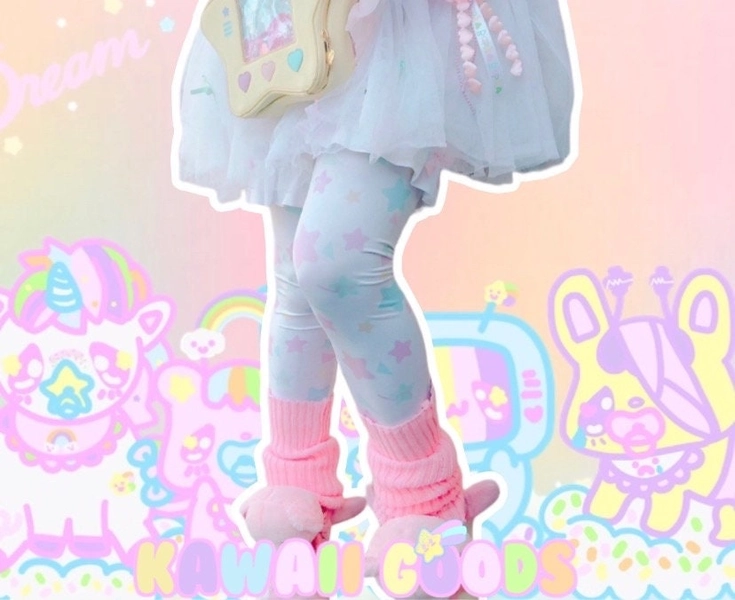 Starry Dreamy Tights, Fairy Kei Tights, Fairykei Tights, cute tights, kawaii tights, pastel clothing, fairykei clothing, kawaii clothing