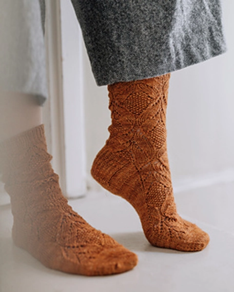 Poet Socks pattern by Sari Nordlund