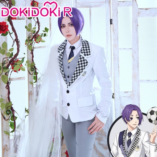 【Size S-2XL】DokiDoki-R Anime Blue Lock Cosplay Reo Mikage Costume | S