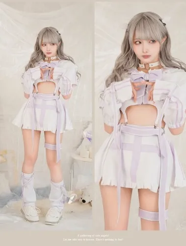 Malymoon Milky Sailor Angel《Halloween Cosplay 9-piece set》【Malymoon】[9885] | Original design costume | Malymoon Official Web Store