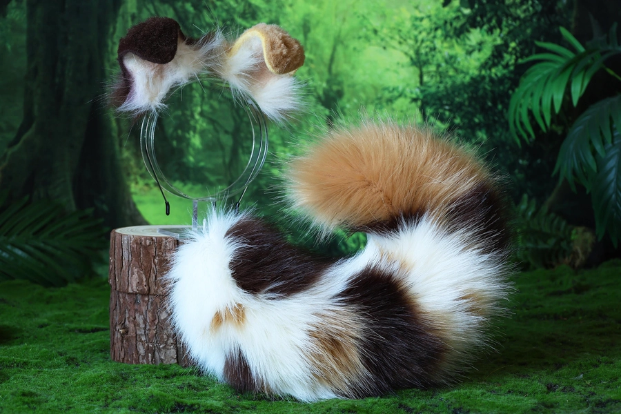 calico puppy set