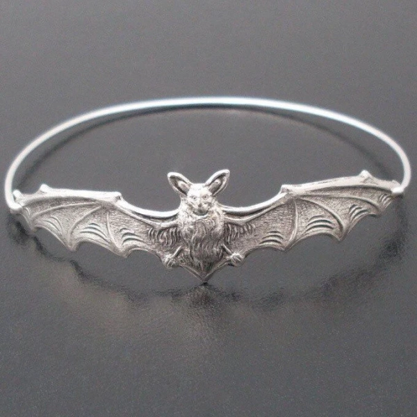 Bat Bangle Bracelet
