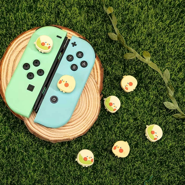 Cute Chick Switch Thumb Grip Caps Joystick Covers Nintendo Switch Accessories