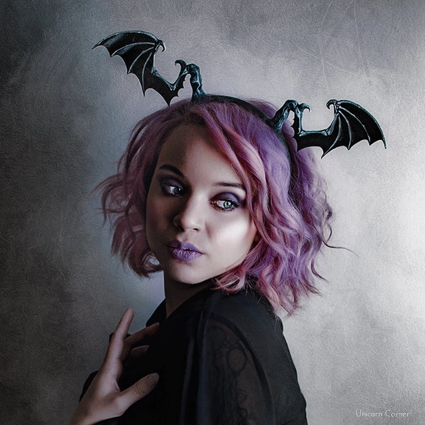 Batwing headpiece