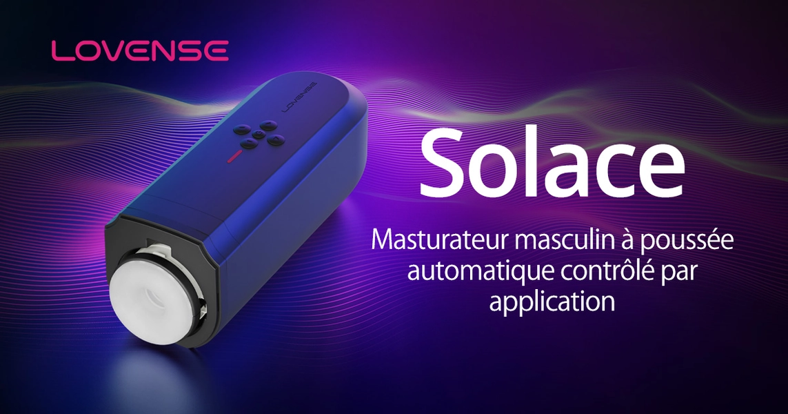 LOVENSE® SOLACE: Le meilleur masturbateur masculin automatique pour les vibrateurs sans fil mains libres interactifs, Offre limitée!