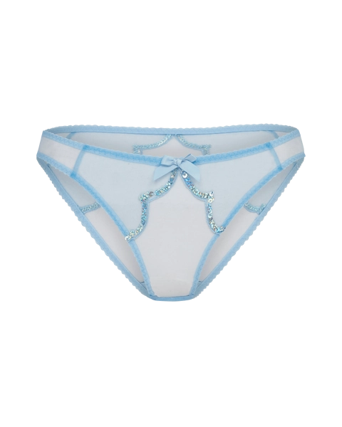 Lorna Party Full Brief in Baby Blue/Iridescent | By Agent Provocateur