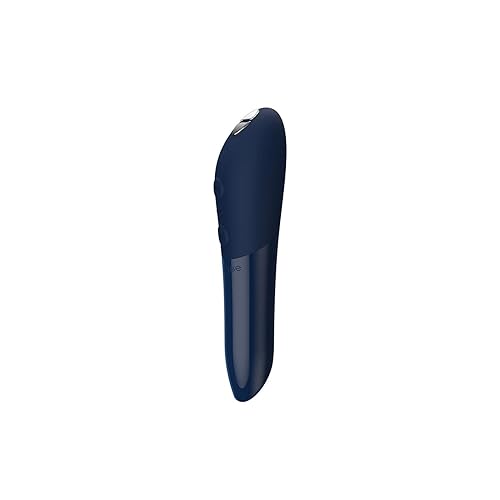 We-Vibe Tango X Bullet Vibrator Sex Toy | Adult Toys for Women & Couples | Vibrating Device for Her | Mini Clitoris Stimulator | 8 Intensity Levels | Gifts for Women | Waterproof | Blue - Midnight Blue - Tango X