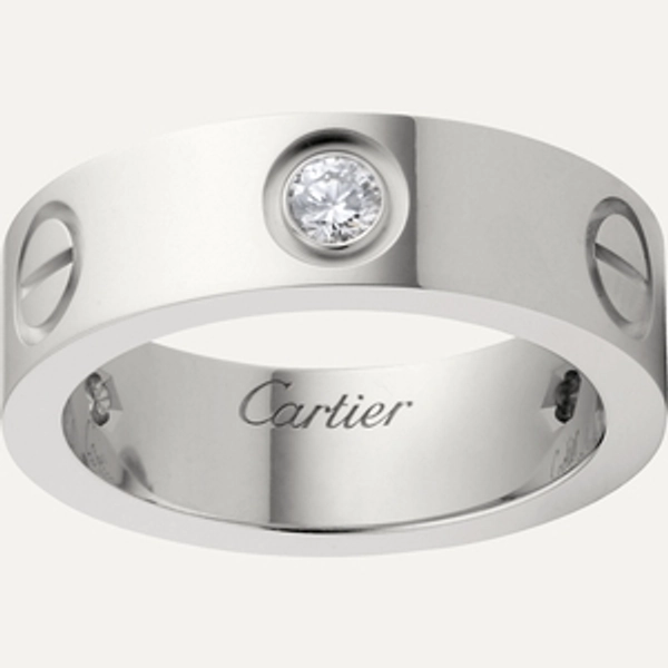 Кольцо LOVE, 3 бриллианта