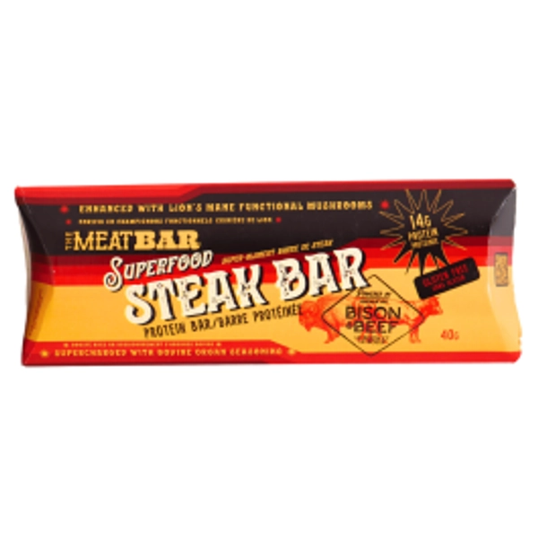 The Meat Bar Superfood Steak Protein Bar, 40g