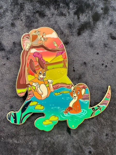 Disney Fox and the Hound  - Copper & Todd "Furever Favorites” Fantasy Pin