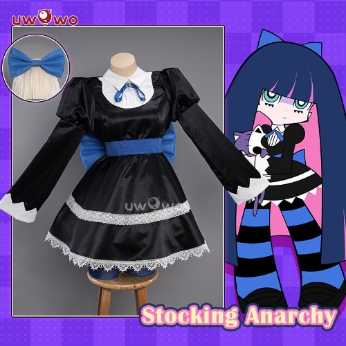 【Pre-sale】Uwowo Anime Panty & Stocking with Garterbelt Stocking·Anarchy Cosplay Costume - L