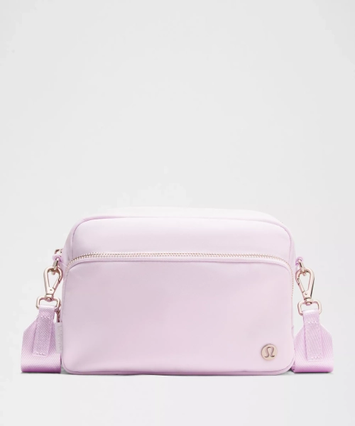 Everywhere Crossbody 3L Large *Metal Hardware - Pink Organza - ONE SIZE