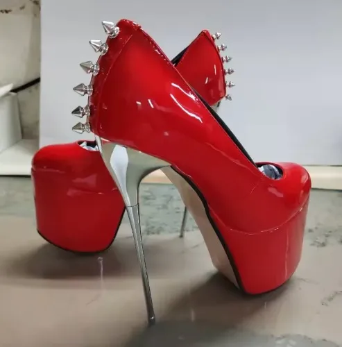 Metal Thin Heels