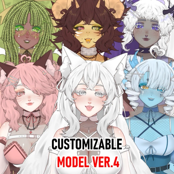 V.4 Customizable Model  by may (@maygebee)