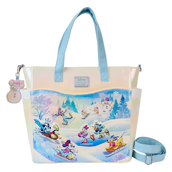Mickey & Friends Winter Wonderland Convertible Backpack & Tote Bag