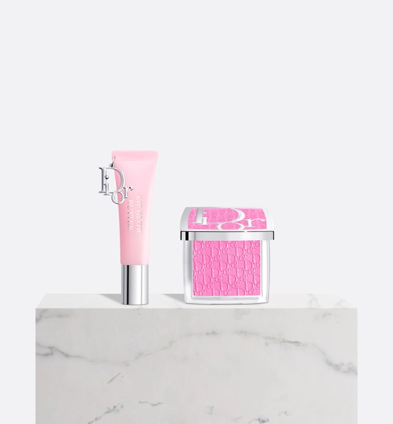 Dior Think Pink Makeup Set: Addict Lip Glow Butter & Backstage Rosy Glow