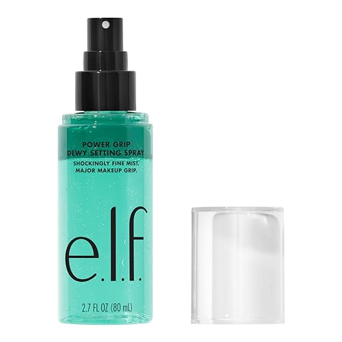 e.l.f. Power Grip Dewy Setting Spray, Long-Lasting Formula, Grips Makeup For A Hydrated, Dewy Finish, Vegan & Cruelty-Free