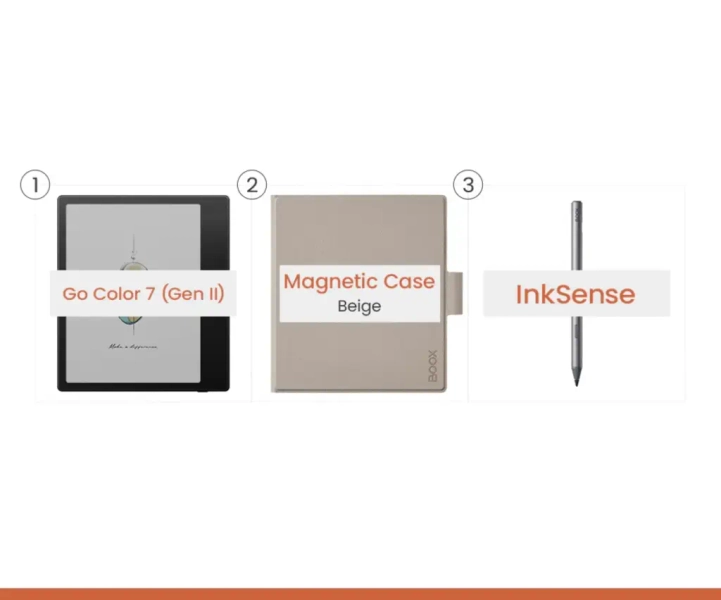 E reader books- BOOX Go Color 7" - Gen II (Black)