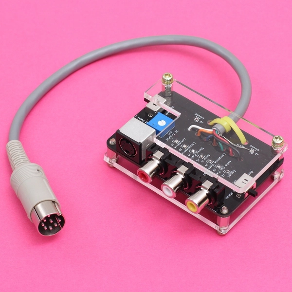 Commodore 64 C64 ‘Super Video’ Adapter with S-Video, Composite &amp; 2ch Audio