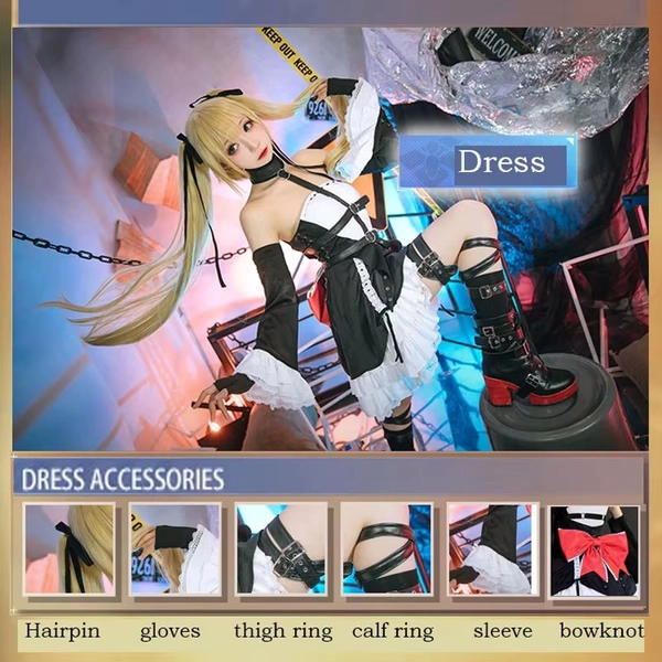 Game Azur Lane Dead or Alive Marie Rose Cosplay Costume Lovely Lolita Dress Uniform Halloween Party Outfit For Women Girls New - AliExpress 