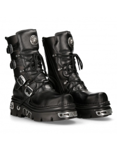 BOOT BLACK REACTOR WITH LACES M-373-S4