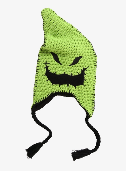 The Nightmare Before Christmas Oogie Boogie Knit Tassel Beanie