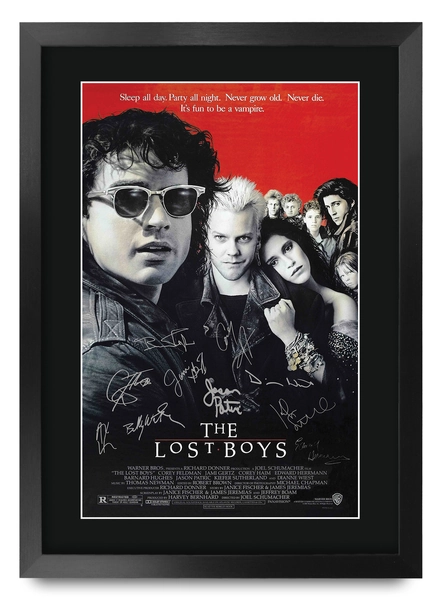 The Lost Boys A3 Framed Movie Poster for Corey Feldman & Kiefer Sutherland Fans