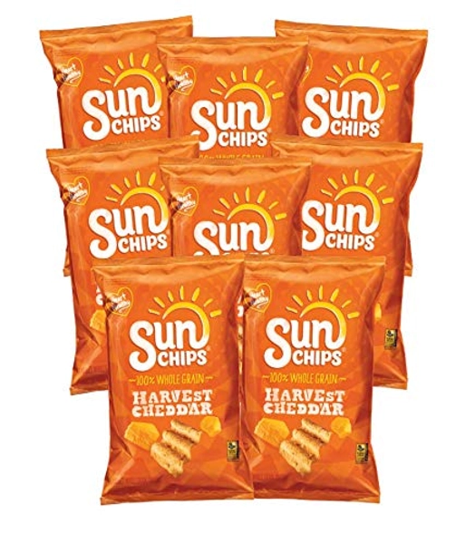 Sunchips Harvest Cheddar Multigrain Snack, 1.5 ounce bag (Pack of 8)
