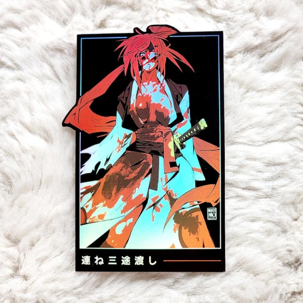 Guilty Gear Bloody Baiken 3.85 Vinyl Sticker Matte, Holo - Etsy Egypt