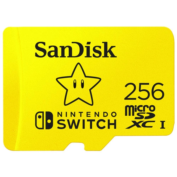 SanDisk 256GB 100MB/s microSDXC Memory Card for Nintendo Switch | Best Buy Canada