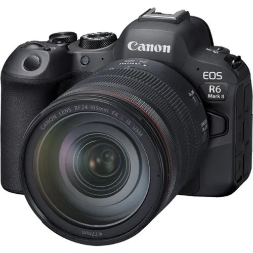 Canon - EOS R6 Mark II Mirrorless Camera with RF 24-105mm  f/4-7.1 IS STM Lens - Black