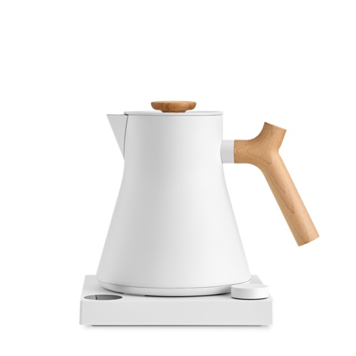 Corvo EKG Electric Kettle | Pro / Matte White + Maple