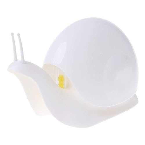 Cute Snail Soap Dispenser for Kitchen Bathroom etc. (120ML) (White) - White