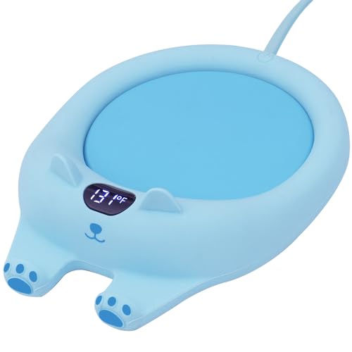 PUSEE Mug Warmer,Coffee Warmer for Desk Candle Warmer Auto Shut Off,Coffee Cup Warmer with 3 Temp Settings,Electric Beverage Warmer Plate for Coffee,Tea,Water Milk and Cocoa(Not Include Cup)