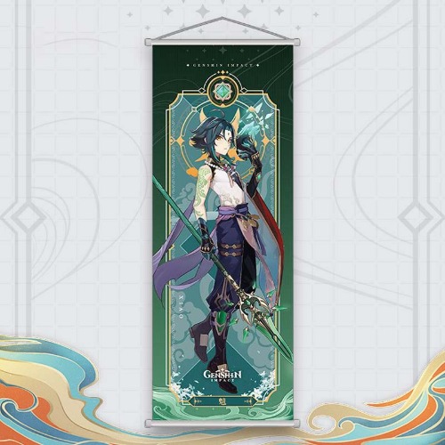 Genshin Impact Wall Scroll Poster Hanging Picture | Xiao