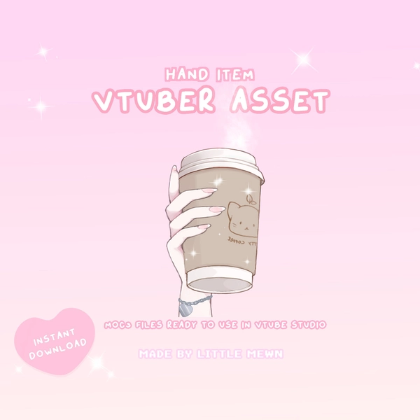 VTuber Asset | Rigged Kitty Coffee