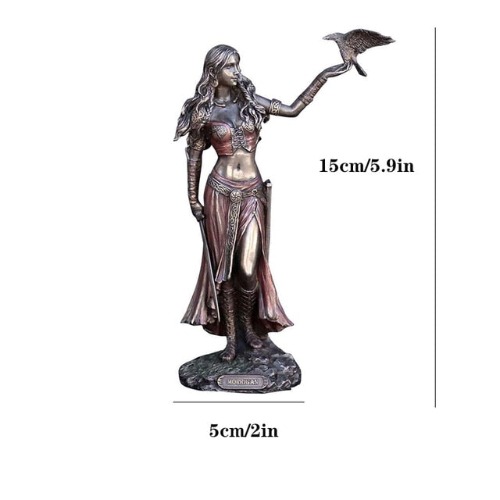 Morrigan The Celtic Goddess of Battle Bronze Resin Sculpture