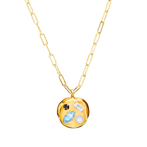 The March Fifteenth Pendant | 14k Gold Plated