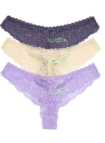 Honeydew Intimates Set of Lace Thongs