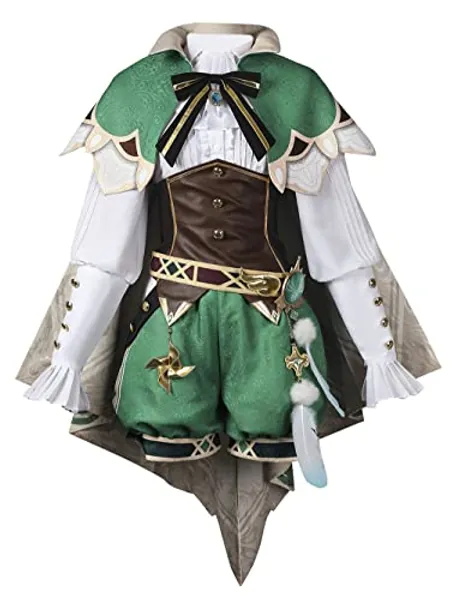 Miohaoil Game Genshin Impact Venti Cosplay Costume Venti Outfit Dress