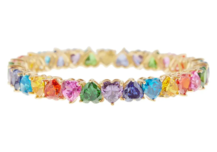 Heart Gem Bangle