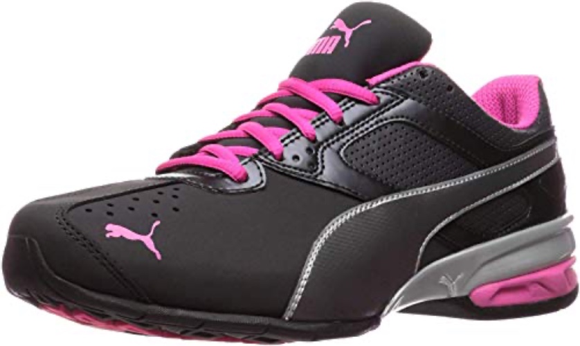 PUMA Women's TAZON 6 cross Trainer - 8 - Puma Black-puma Silver-beetroot Purple