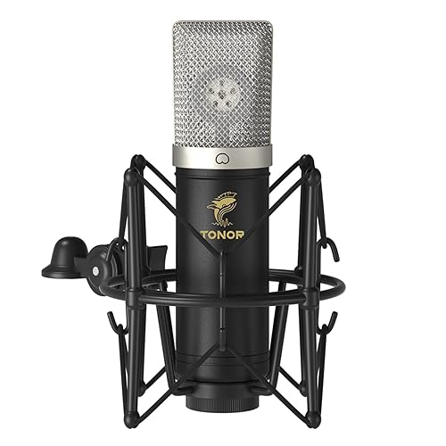 TONOR Condenser Microphone 192kHz/24Bit, USB Cardioid Computer Mic Kit with Upgraded Boom Arm/Spider Shock Mount for Recording, Streaming, Gaming, Podcasting, Voice Over, YouTube, TC-2030 - TC-2030