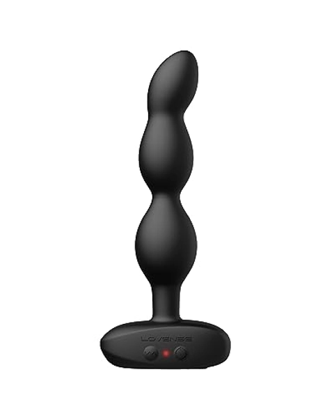 LOVENSE Ridge Vibrator Anal Beads Dildo, 360° Rotating Vibrating Butt Plug Anal Sexy Toys for Men Women, Adult Toy Prostate Massager, Remote Control Anal Vibrator for Beginner & Advanced Player