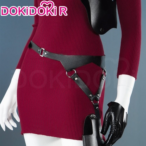 【Size XS-3XL】DokiDoki-R Game Cosplay Costume Burgundy Sweater | M-PRESALE