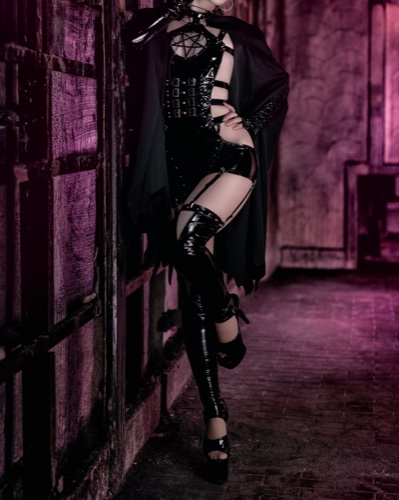 Soul Snatch | "Dark Pact Depravity" Minidress - M / for height of 155-165cm