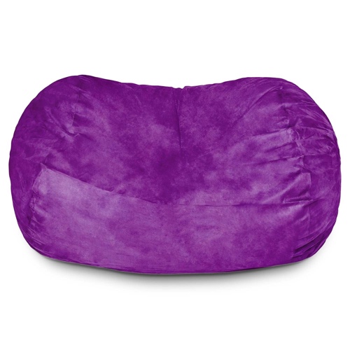 6-ft Bean Bag Chairs by Beanbag Factory - Purple